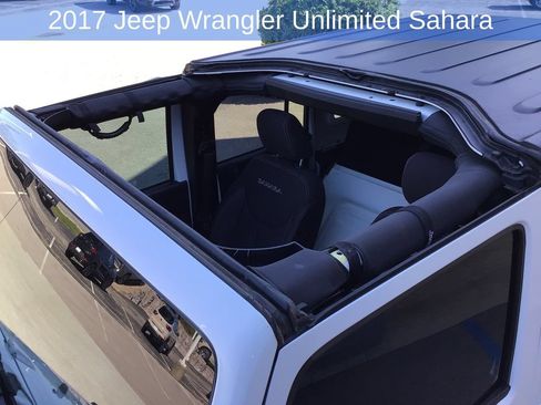 Used 2017 Jeep Wrangler Unlimited Sahara w/ Max Tow Package AWD/4WD image 2