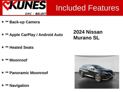 Used 2024 Nissan Murano SL AWD/4WD image 2