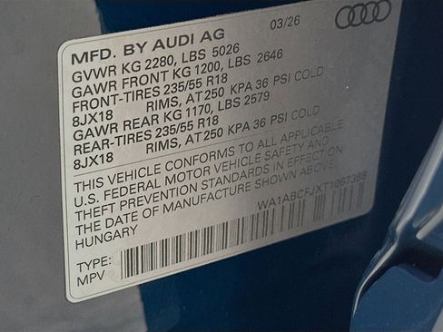 New 2026 Audi Q3 quattro 2.0T AWD/4WD image 50