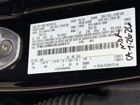 Used 2024 Ford Escape ST-Line w/ Tech Pack #1 AWD/4WD image 34