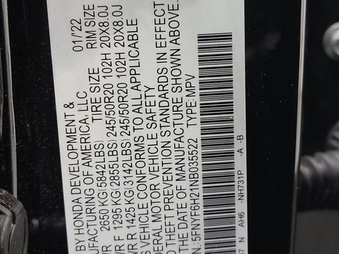 Used 2022 Honda Pilot Special Edition image 33