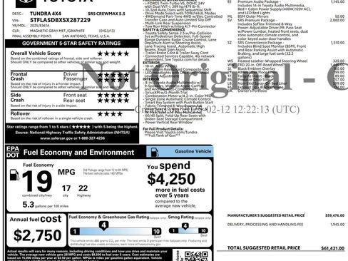 Used 2025 Toyota Tundra SR5 w/ SR5 Premium Package AWD/4WD image 2