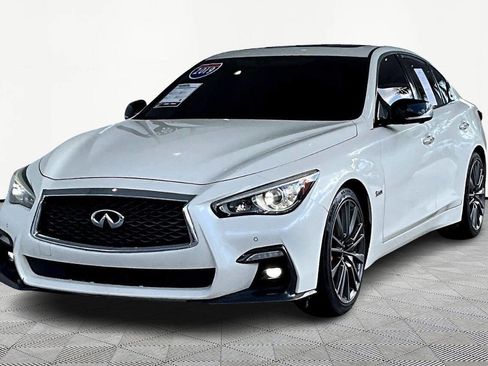 Used 2019 INFINITI Q50 Red Sport 400 w/ Sensory Package image 1