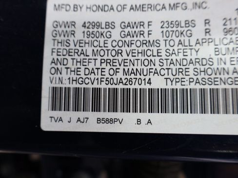 Used 2018 Honda Accord EX-L image 33