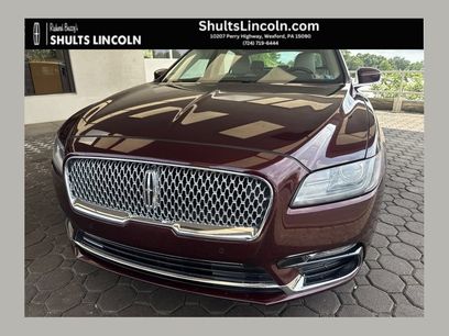 Used 2019 Lincoln Continental Select w/ Continental Climate Package