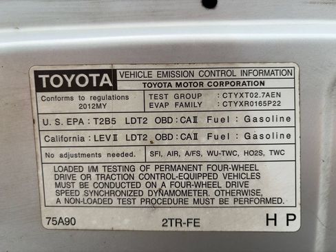 Used 2012 Toyota Tacoma 2WD Access Cab w/ SR5 Pkg image 28