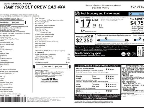 Used 2017 RAM 1500 Classic SLT AWD/4WD image 6