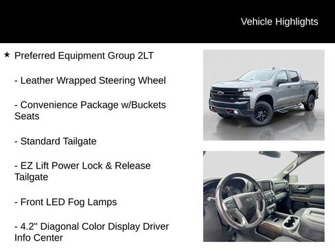 Used 2022 Chevrolet Silverado 1500 LT Trail Boss w/ Bed Protection Package AWD/4WD image 21