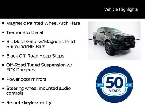 Certified 2023 Ford Ranger XLT w/ Tremor Off-Road Package AWD/4WD image 26