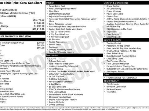 Used 2022 RAM 1500 Rebel image 7
