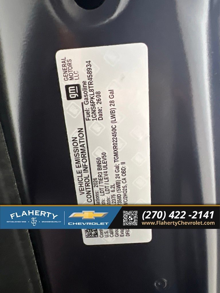 New 2026 Chevrolet Tahoe Z71 w/ Z71 Off-Road Package AWD/4WD image 17