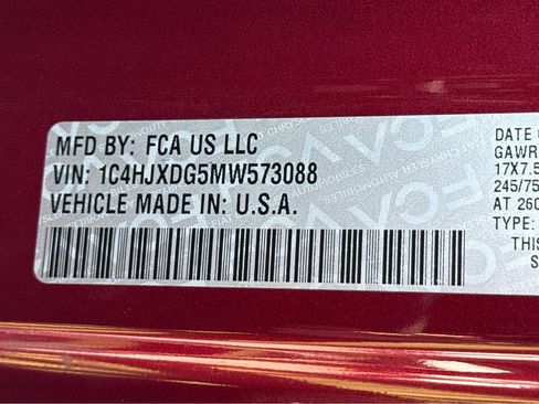 Certified 2021 Jeep Wrangler Unlimited Sport image 25