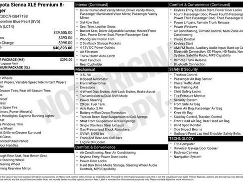 Used 2017 Toyota Sienna XLE Premium w/ Outdoor Package image 14