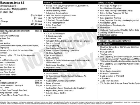 Certified 2023 Volkswagen Jetta SE FWD image 27