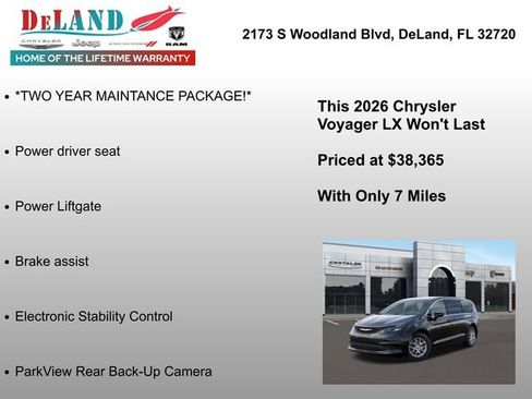 New 2026 Chrysler Voyager LX image 6