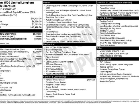 New 2026 RAM 1500 Limited w/ Trailer Tow Group image 6