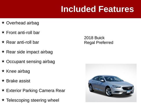 Used 2018 Buick Regal Preferred FWD image 4