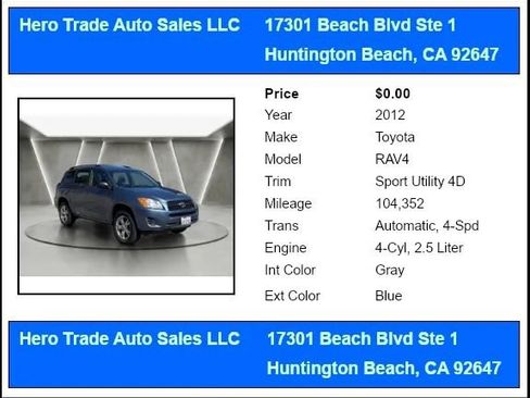 Used 2012 Toyota RAV4 FWD w/ Upgrade Value Pkg image 11