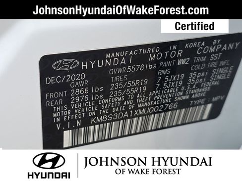 Used 2021 Hyundai Santa Fe SEL Premium image 46