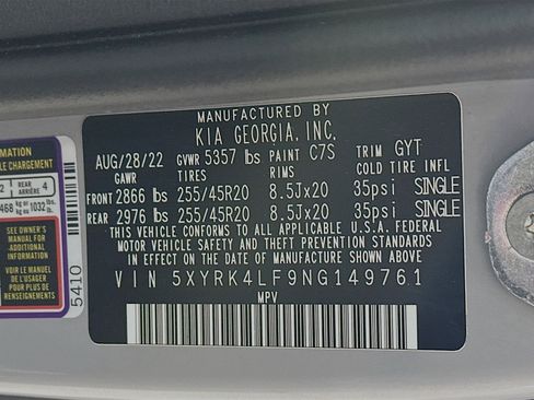 Used 2022 Kia Sorento SX image 35