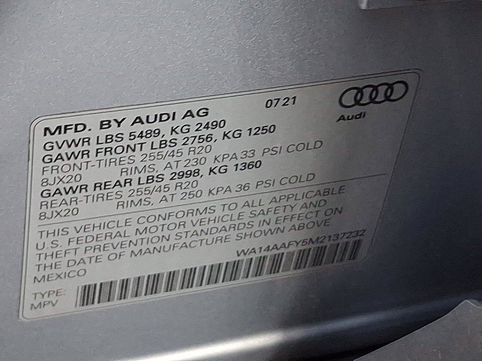Used 2021 Audi Q5 2.0T Premium AWD/4WD image 28