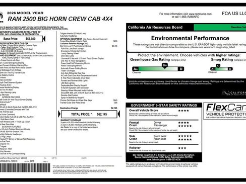 Certified 2026 RAM 2500 Big Horn AWD/4WD image 4
