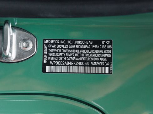 Certified 2024 Porsche 718 Boxster Spyder RS RWD image 55