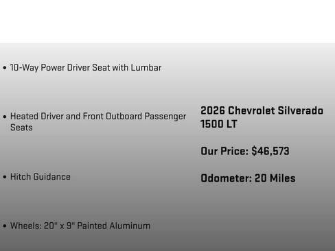 Used 2026 Chevrolet Silverado 1500 LT AWD/4WD image 29