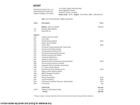 Certified 2025 Mercedes-Benz GLS 450 GLS 450 4MATIC SUV image 3