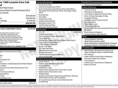 Used 2022 RAM 1500 Laramie AWD/4WD image 2