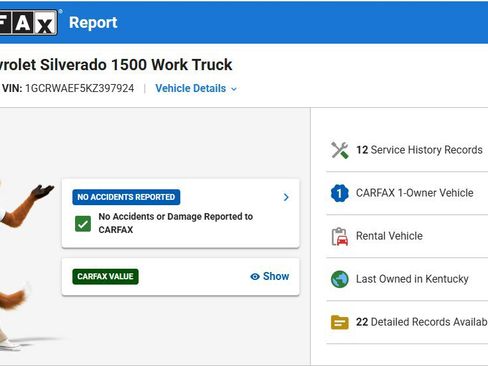 Used 2019 Chevrolet Silverado 1500 W/T w/ WT Convenience Package RWD image 5
