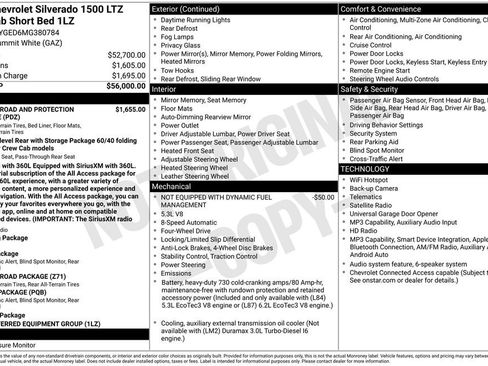 Used 2021 Chevrolet Silverado 1500 LTZ AWD/4WD image 6