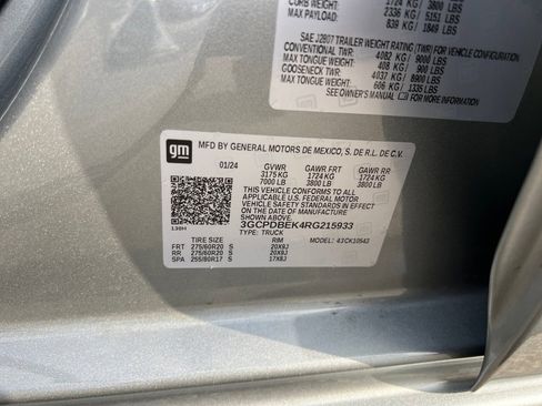 Certified 2024 Chevrolet Silverado 1500 Custom w/ Turbomax Blackout Package image 33