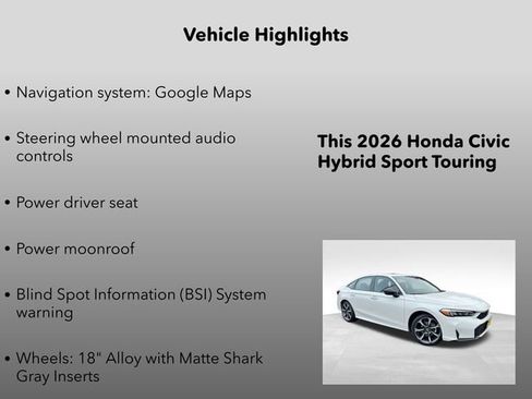 New 2026 Honda Civic Sport Touring image 5