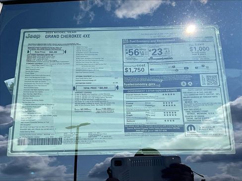 New 2024 Jeep Grand Cherokee Limited 4xe image 18