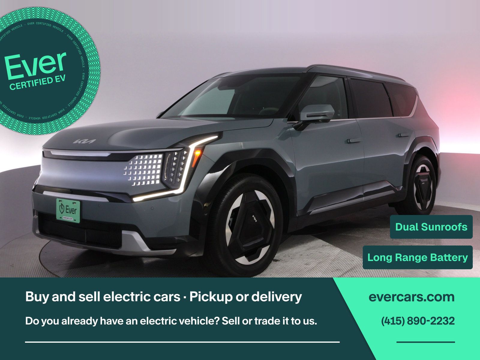 Used 2024 Kia EV9 Land AWD/4WD image 1
