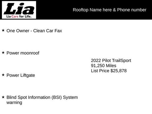 Used 2022 Honda Pilot TrailSport image 1