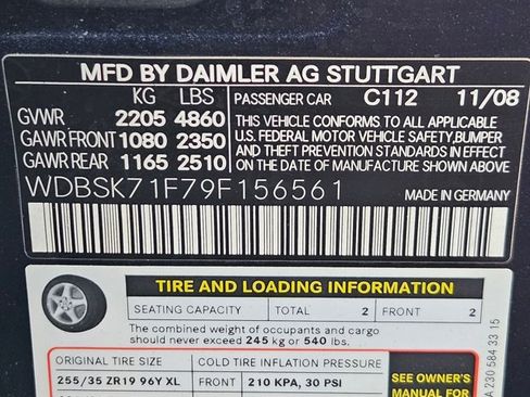 Used 2009 Mercedes-Benz SL 550 w/ Premium I Pkg image 15