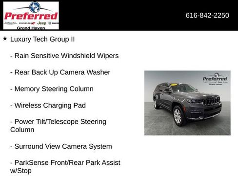 Used 2023 Jeep Grand Cherokee L Limited w/ Luxury Tech Group II AWD/4WD image 12