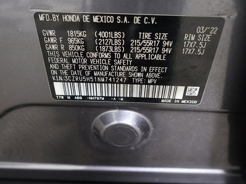 Used 2022 Honda HR-V EX image 45