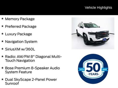 Used 2023 GMC Acadia AT4 w/ Preferred Package AWD/4WD image 11