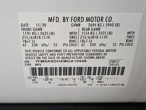 Used 2021 Ford Explorer XLT w/ Equipment Group 202A image 37