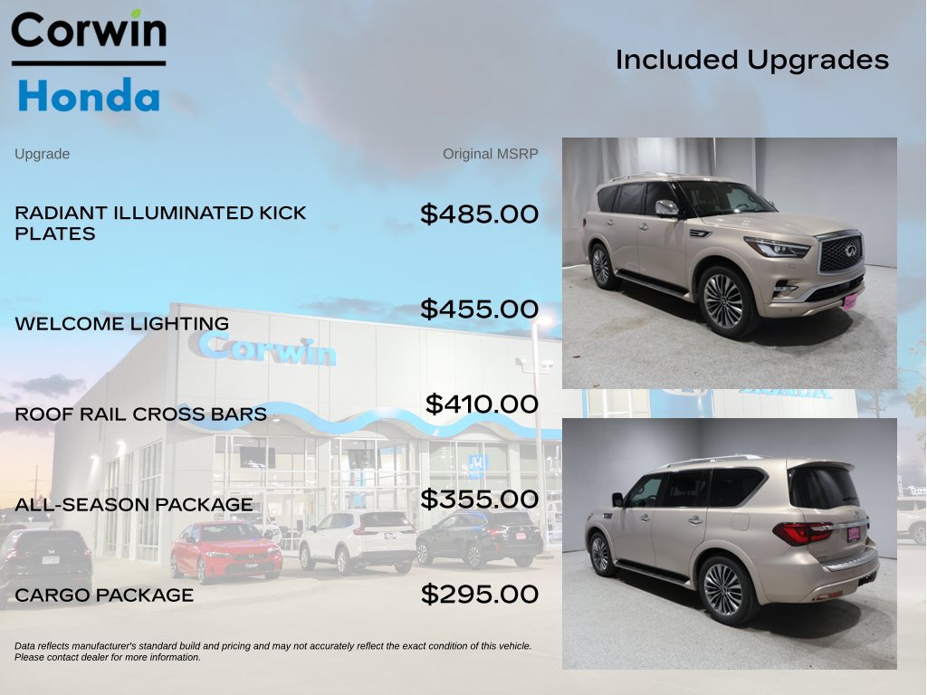 Used 2021 INFINITI QX80 Sensory w/ All-Season Package AWD/4WD image 4