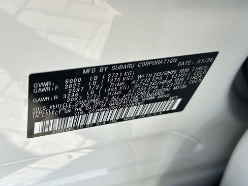 New 2026 Subaru Ascent Limited Bronze AWD/4WD image 32