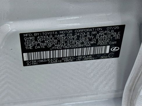 Used 2025 Lexus IS 350 F Sport w/ Accessory Package 2 RWD image 12