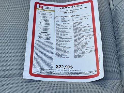 Certified 2023 Toyota Corolla Cross L AWD/4WD image 3