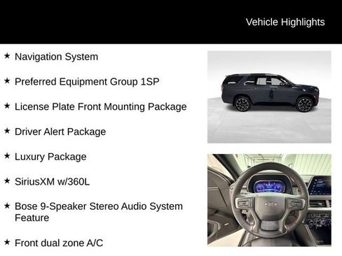 Certified 2024 Chevrolet Tahoe RST w/ Luxury Package AWD/4WD image 16