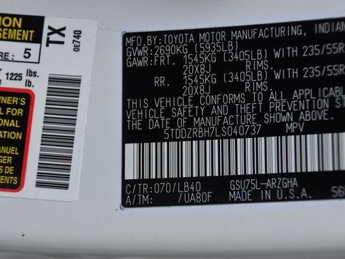 Used 2020 Toyota Highlander Limited w/ Protection Package #3 image 29