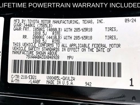 Used 2025 Toyota Sequoia TRD Pro AWD/4WD image 43
