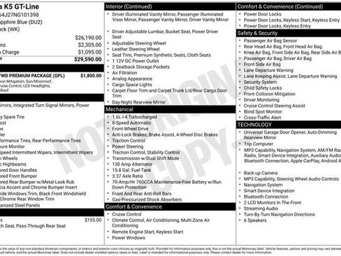 Used 2022 Kia K5 GT-Line w/ GT-Line FWD Premium Package image 13